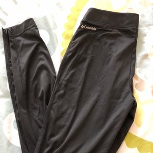 Columbia Black Medium microfleece lined leggings